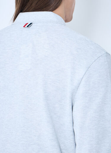 Thom Browne フォーバー・ポロシャツ  グレー thb0158002