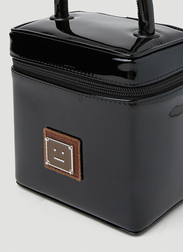 Acne Studios Face Plaque Vanity Handbag Black acn0251008