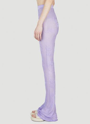 Marco Rambaldi Sheer Trousers Purple mra0252017