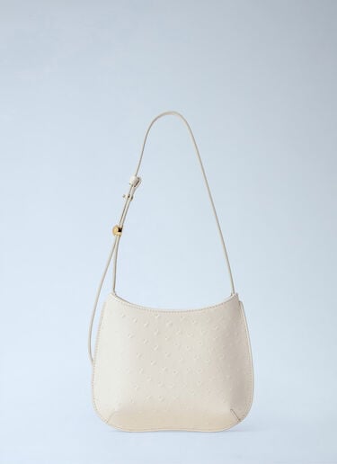 Jacquemus Le Petit Bisou Shoulder Bag White jac0264055