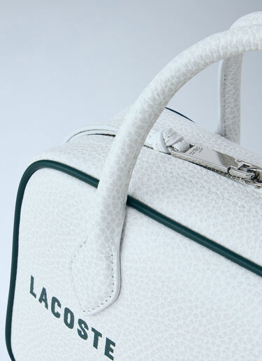 Runway Small Printed Leather Gym Bag Lacoste Runway Small Printed Leather Gym Bag White lac0364002