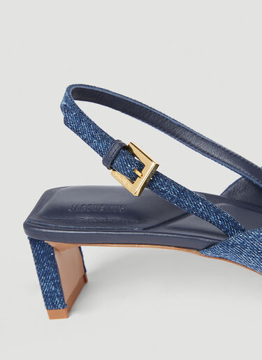 Jacquemus Les Chaussures Duelo 猫跟鞋 蓝色 jac0251063