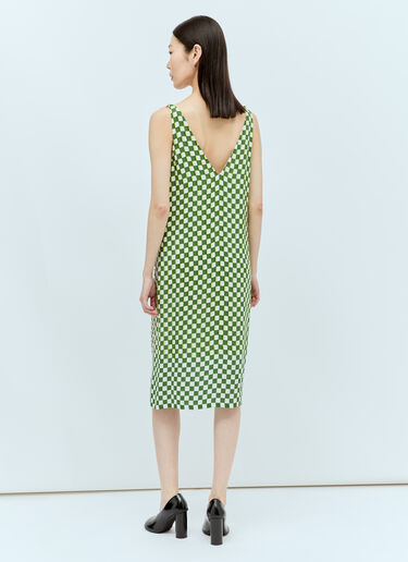 Dries Van Noten Debbie Embellished Dress Green dvn0256018