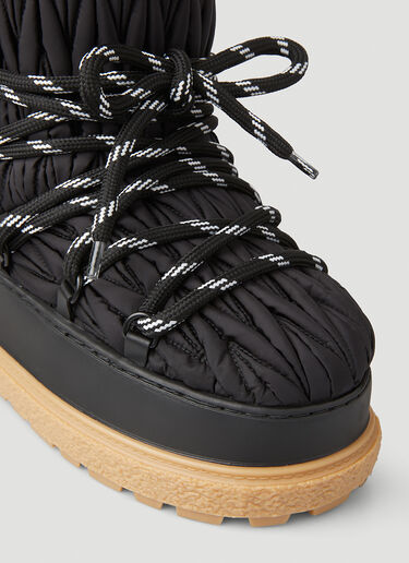 Miu Miu Matelassé Après-Ski Boots Black miu0251014
