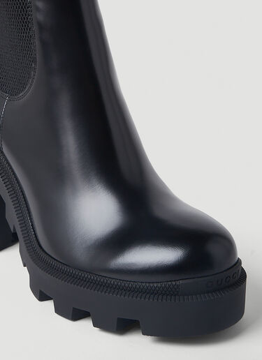Gucci Trip Heeled Boots Black guc0251170