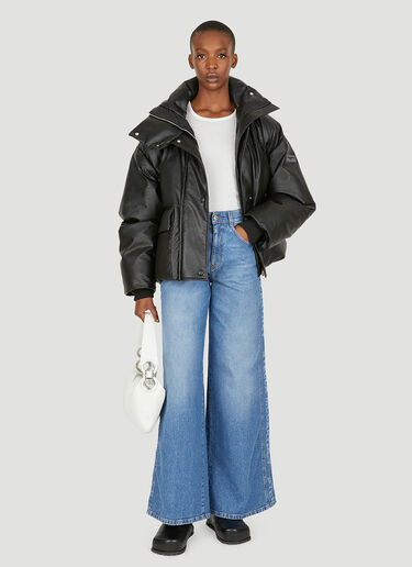 Stella McCartney 솔트 앤 페퍼 레이저 로고 진 데님 stm0249006
