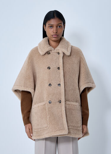 Shearling Cape Max Mara Shearling Cape Beige max0263043