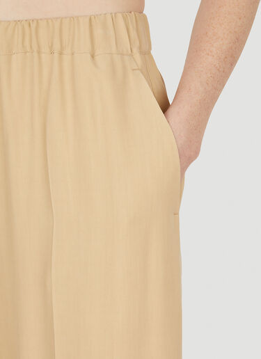 Max Mara Gara Wide Leg Pants Beige max0252012
