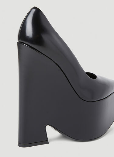Versace テンペスト プラットフォームハイヒール ブラック vrs0252029