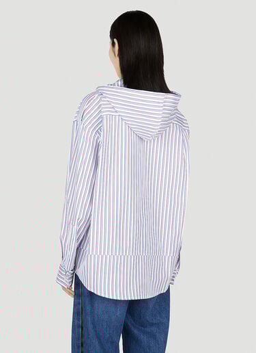 Deconstructed Hooded Shirt Meryll Rogge Deconstructed Hooded Shirt Blue mrl0252007