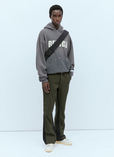 Gallery Dept. 90'S Recycle Hooded Sweatshirt Grey gdp0150037