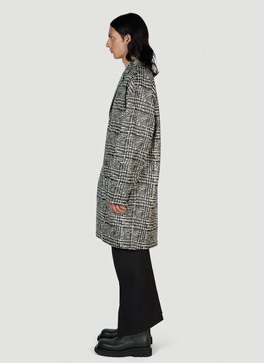 Single Breasted Leather Coat Bottega Veneta Single Breasted Leather Coat Grey bov0151020
