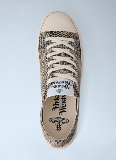 Vivienne Westwood Plimsoll Low Top Sneakers Beige vvw0164017