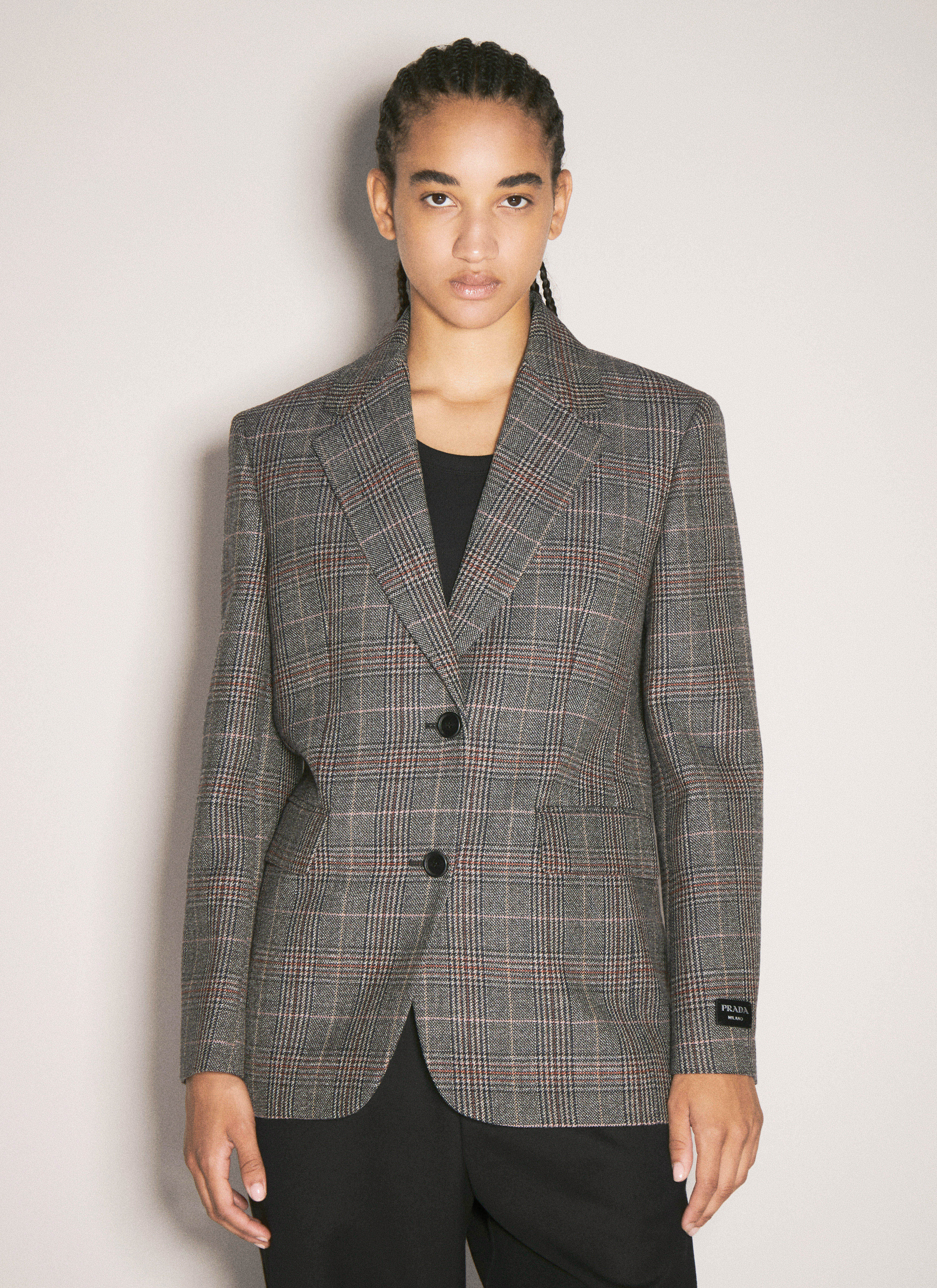 Prada double breasted blazer top