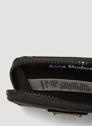 Acne Studios Logo Lanyard Wallet Black acn0243011