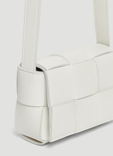 Bottega Veneta Mini Cassette Shoulder Bag White bov0245073