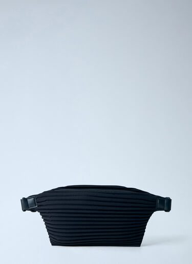 LN-CC® - Homme Plissé Issey Miyake: Pleats Slim Bag - Black Homme Plissé Issey Miyake Pleats Slim Bag Black hmp0166022