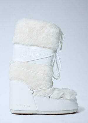 Moon Boot MB Icon Faux-Fur Boots White mnb0362007