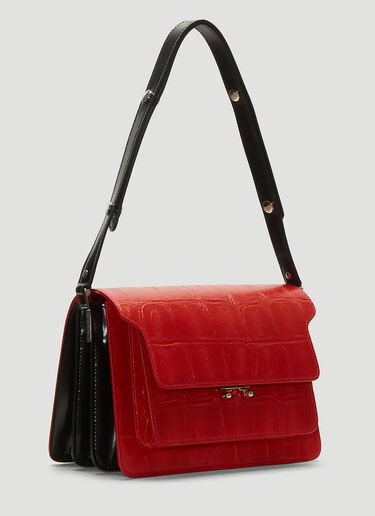 Marni Trunk Shoulder Bag Red mni0238010