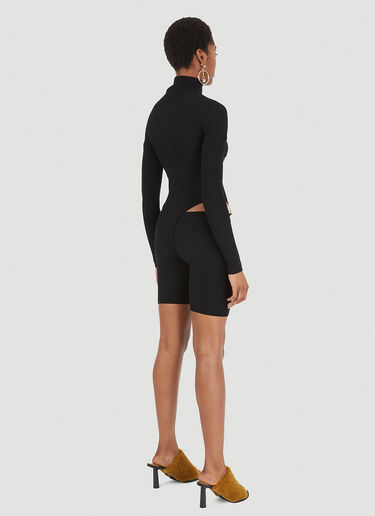 Jacquemus Le 보디 [보르미오] 플레이수트 블랙 jac0246017