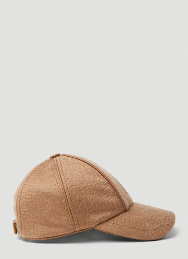 Max Mara M Embroidered Baseball Cap Camel max0253049