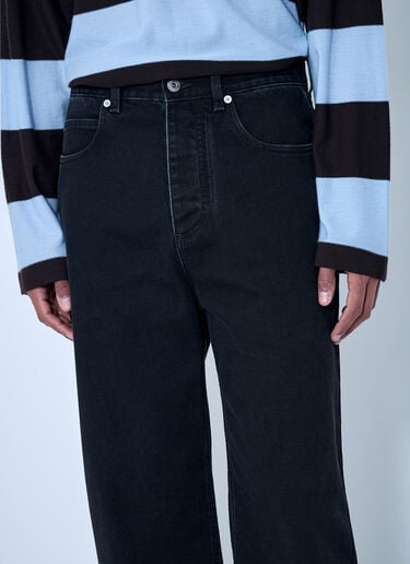Bottega Veneta Wide-Leg Denim Jeans Black bov0164011