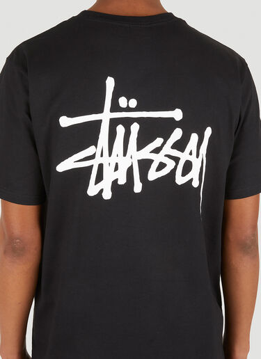 Stüssy Logo Print T-Shirt Black sts0347021