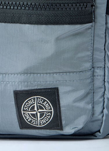 Stone Island Compact Crossbody Bag Light Blue sto0165029