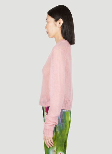 Acne Studios Mohair Knit Sweater Pink acn0254012