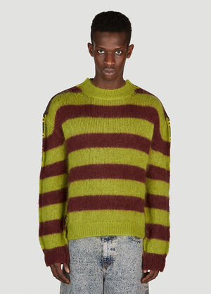Marni Double Stripe Sweater Blue mni0159001