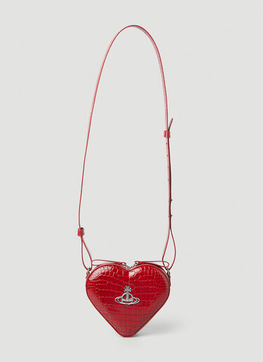 Vivienne Westwood Ella Heart Frame Crossbody Bag Red vvw0247041