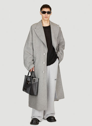 Dolce & Gabbana 双排扣羊毛大衣 灰色 dol0154001