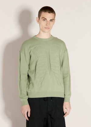 Fucking Awesome Skeleton Sweater Green fua0156006