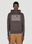 Human Made Text Print Hooded Sweatshirt Grey hmd0152012