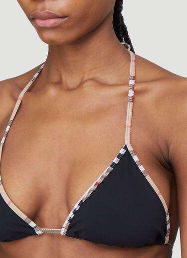 Check Bikini Burberry Check Bikini Black bur0239027