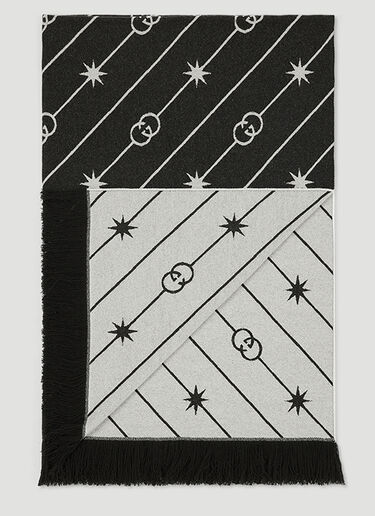 Gucci Diagonal Plaid Blanket Black wps0690081