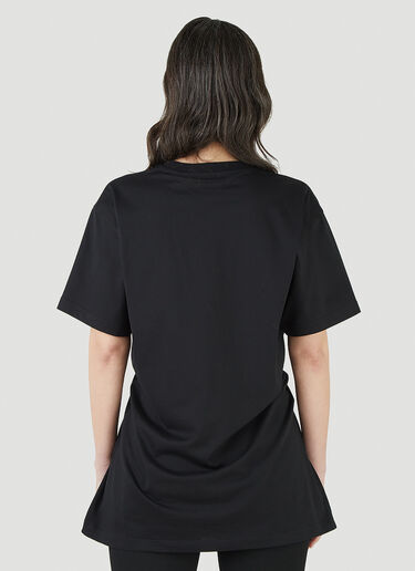 Burberry Virginia Twist-Front T-Shirt Black bur0245028