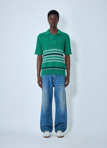 Lacoste Knit Polo Shirt Green lac0164008