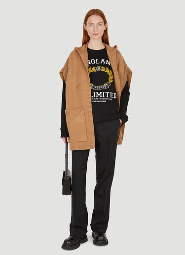 Burberry College 图案运动衫 黑色 bur0251022