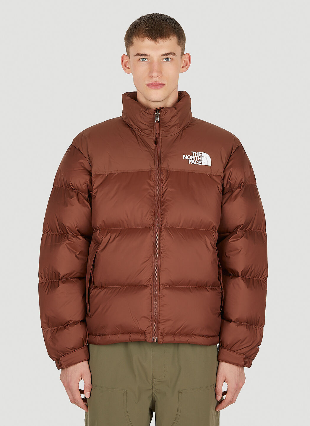 Brown north face jacket mens on sale
