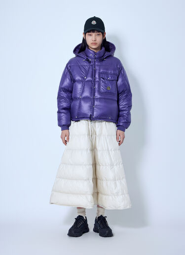 Moncler RE/ICONS カラコルムフード付きショートダウンジャケット 紫色 mon0266054