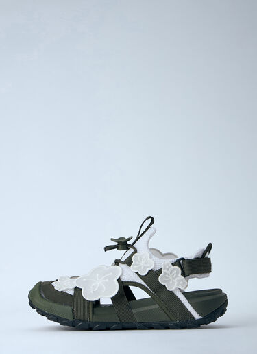 The North Face x Cecilie Bahnsen Floral Appliqué Sandals White tnc0264001