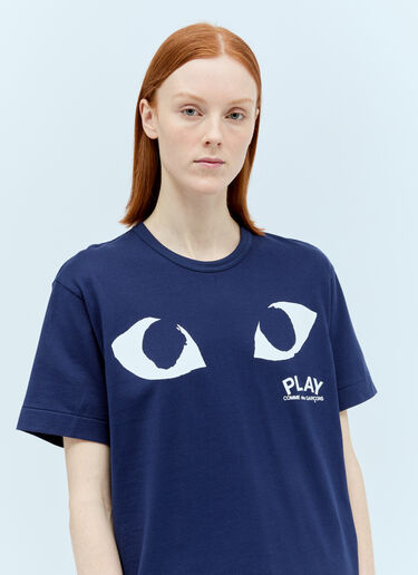 Comme Des Garçons PLAY Eyes T-Shirt Blue cpl0355016