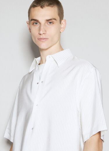 Lanvin 翻折短袖衬衫  白色 lnv0155004