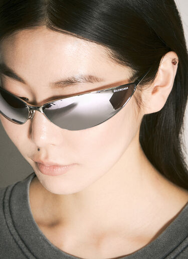Balenciaga Razor Cat Sunglasses Silver bcs0354004