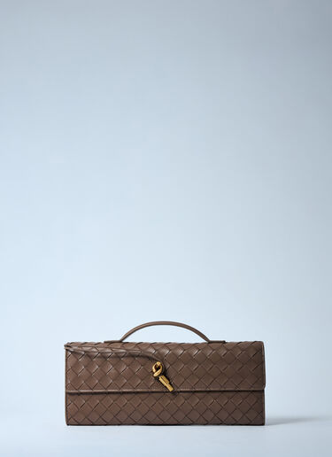 Bottega Veneta Long Andiamo Clutch Brown bov0259067