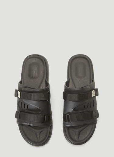 Suicoke Rubber Slides Black sui0344005