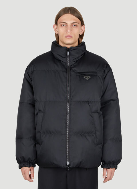 Prada Re-Nylon Reversible Down Jacket Beige pra0153013