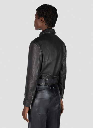 Aviator Leather Jacket Saint Laurent Aviator Leather Jacket Black sla0251010