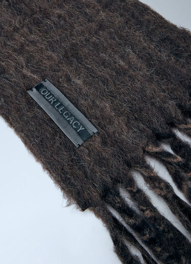 Our Legacy Estate Scarf Dark Brown our0365067